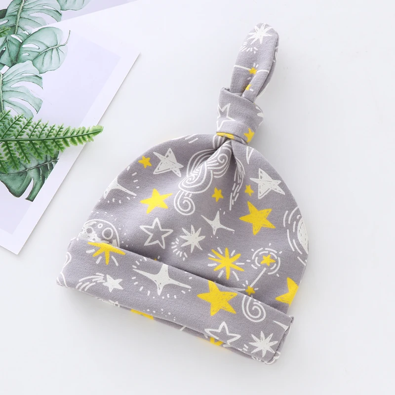 Милая Детская Шапка-бини для новорожденных милая шапка мальчиков и девочек