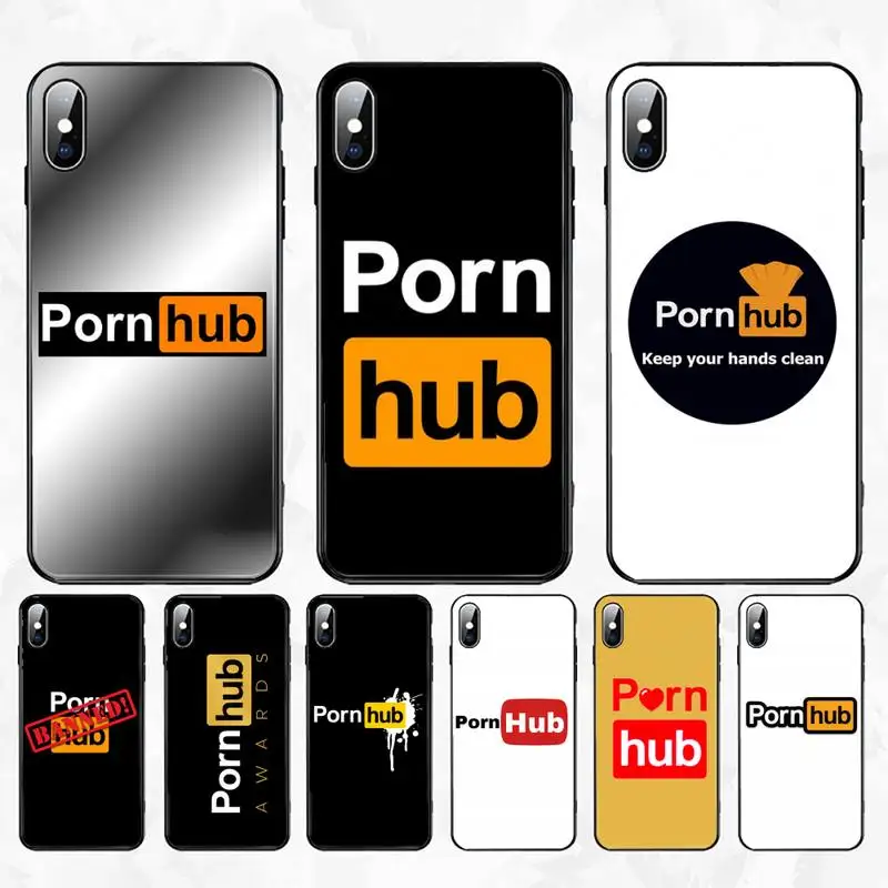 

NEW Funny Phone Case For Iphone 11 12 13 Pro Max 5s 6s 7 8 Plus X Xr Xs Max Se 2020 13 Mini Pornhub Case Cover