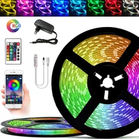 led strips light bluetooth rgb smd 5050 2835 waterproof 5m 10m 15m 20m luces dc12v power led for room tape neon ribbon set