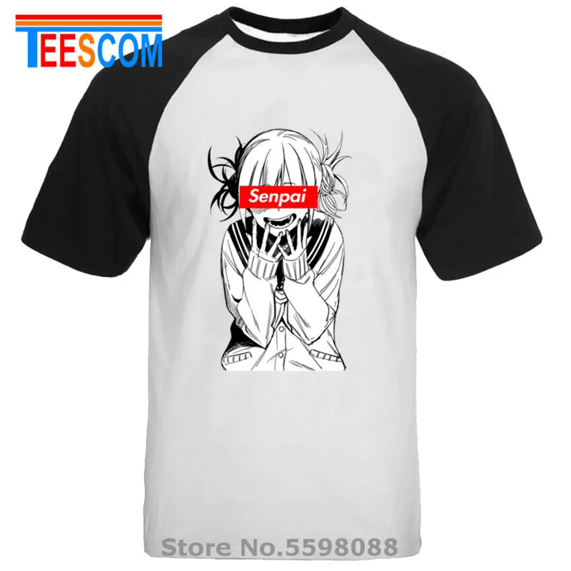 Himiko Waifu футболка tago Senpai новинка 2019 аниме для девочек забавные хлопковые футболки
