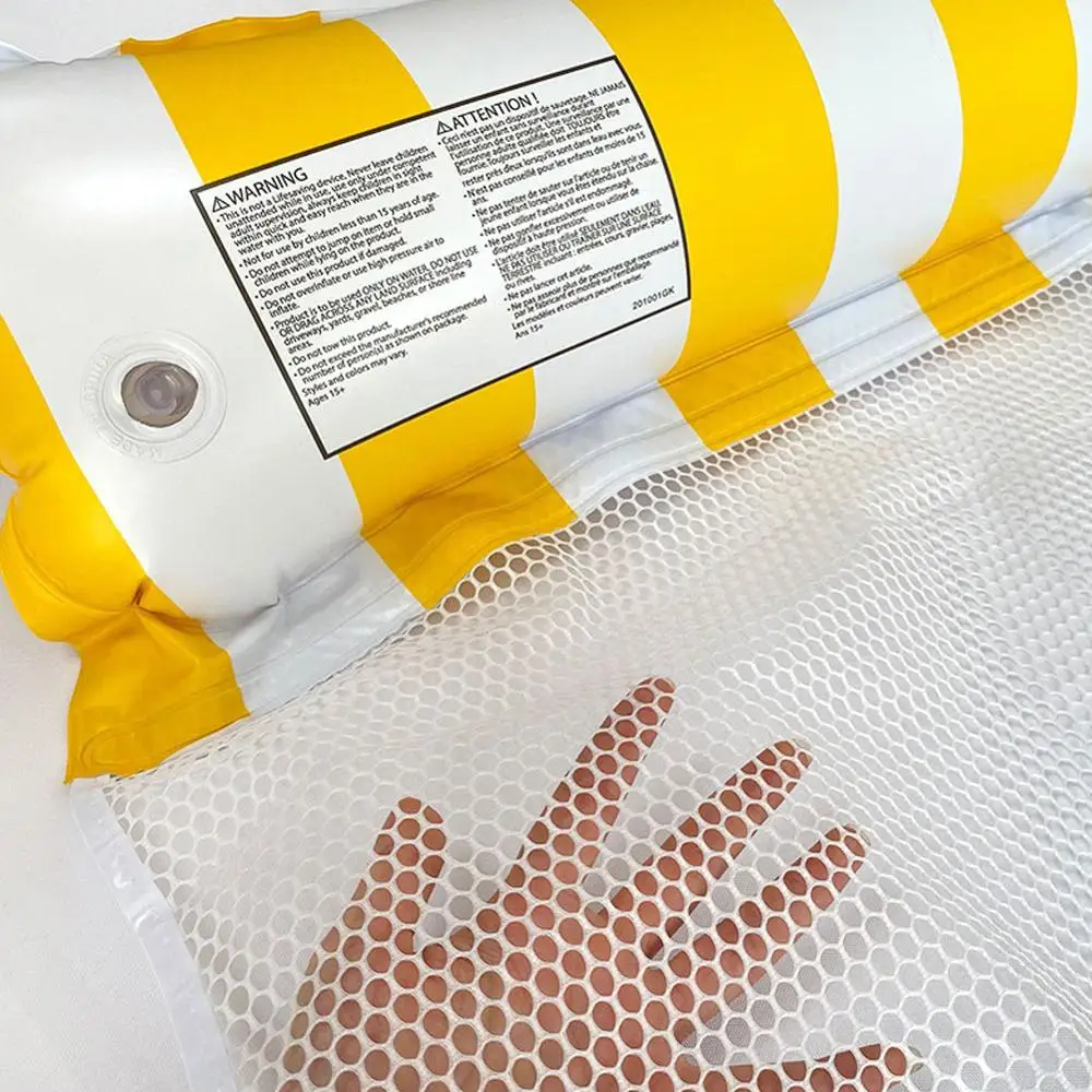 Водный гамак надувной матрас для бассейна пляжный шезлонг плавающая Подушка сна