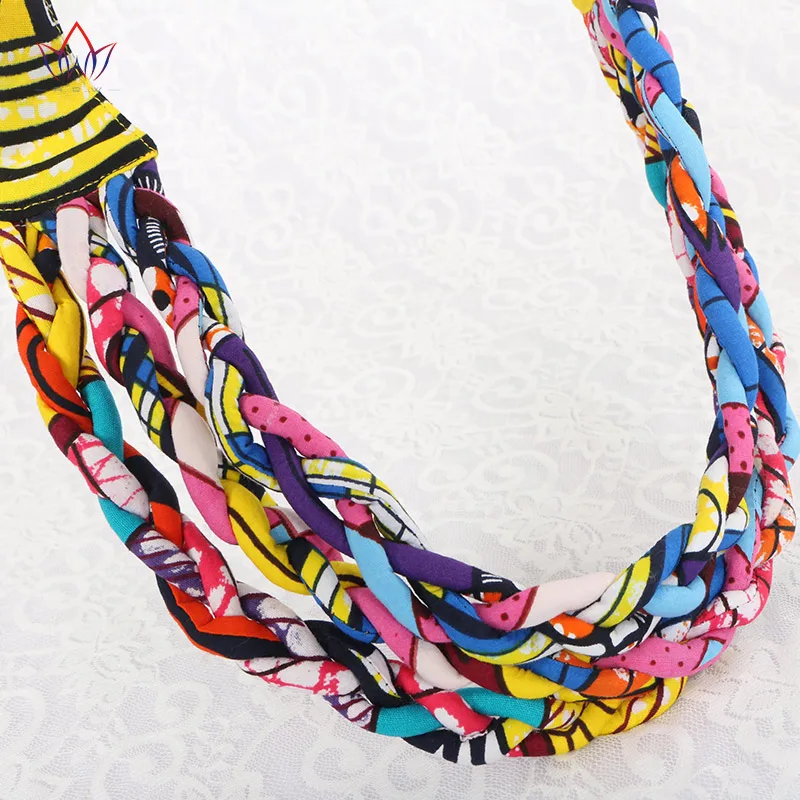Ожерелье с Африканским принтом колье Анкары африканские этнические ювелирные