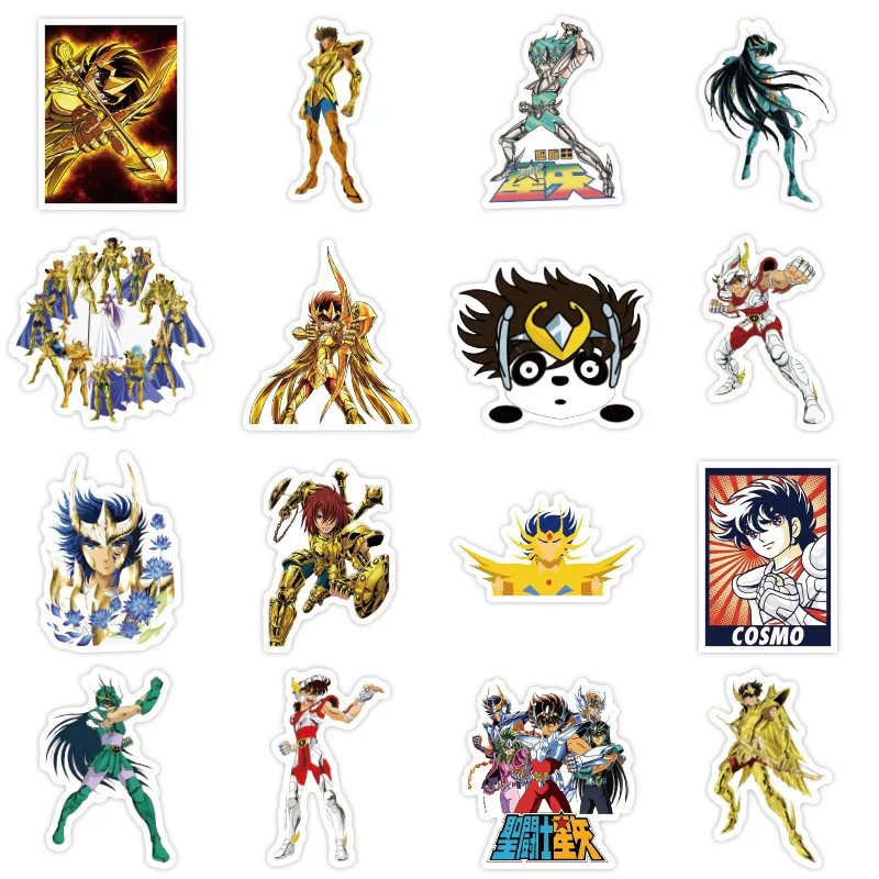 50 шт. аниме стикеры s Saint Seiya экшн для ноутбука чемодана скейтборда холодильника