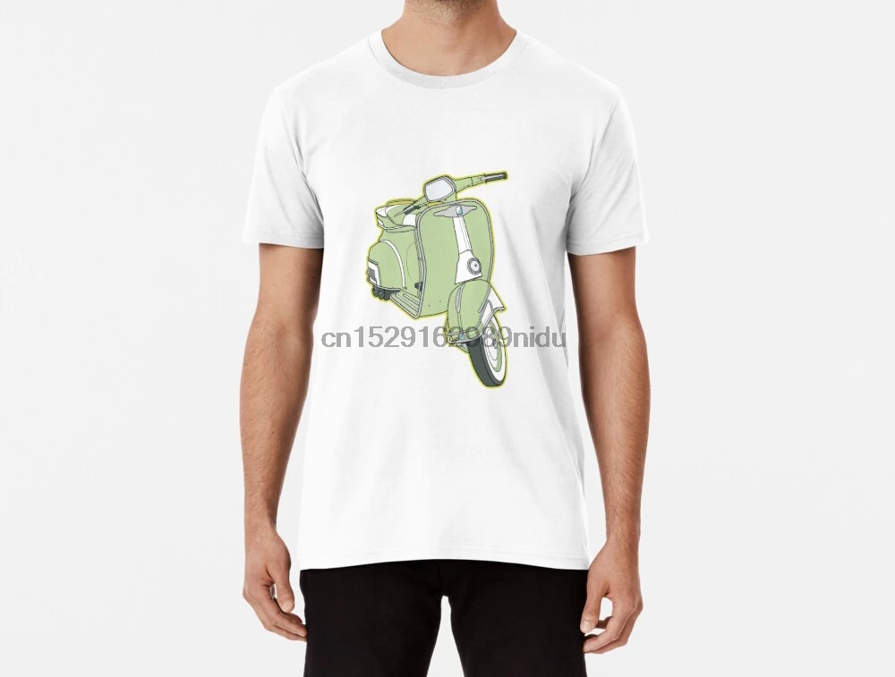 Для мужчин Funy футболка Vespa Винтаж tshirs женщин футболка|Мужские футболки| |
