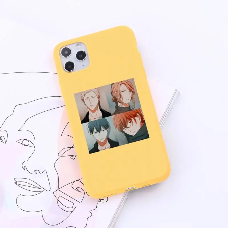 

Given Anime art aesthetic funny cartoon Phone Case Candy Color for iPhone 6 7 8 11 12 s mini pro X XS XR MAX Plus