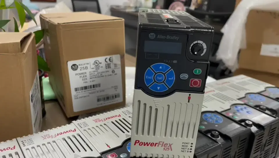 

Hot Sales Allen Bradley 25B-D6P0N114 PowerFlex 525 Adjustable Frequency AC Drive
