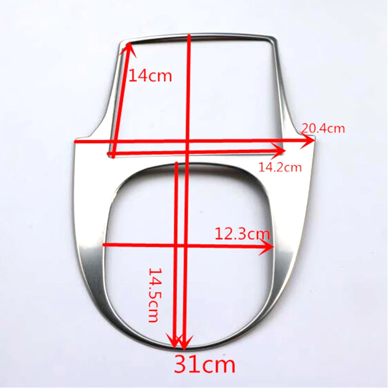 For Touran gear panel 2005-2015 new dedicated retrofit interior patch decorative stickers Stainless steel Car accessories | Автомобили и