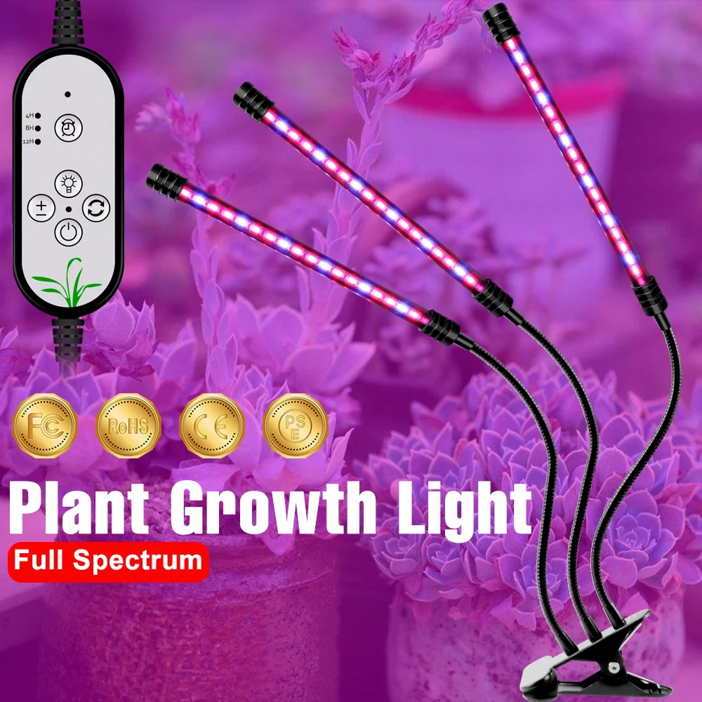 

LED Plant Lamp USB Growth Bulb 5V Full Spectrum Light LED Phyto Lamp Greenhouse Flowers Seeds Seedlings Lighting Grow Tent Box