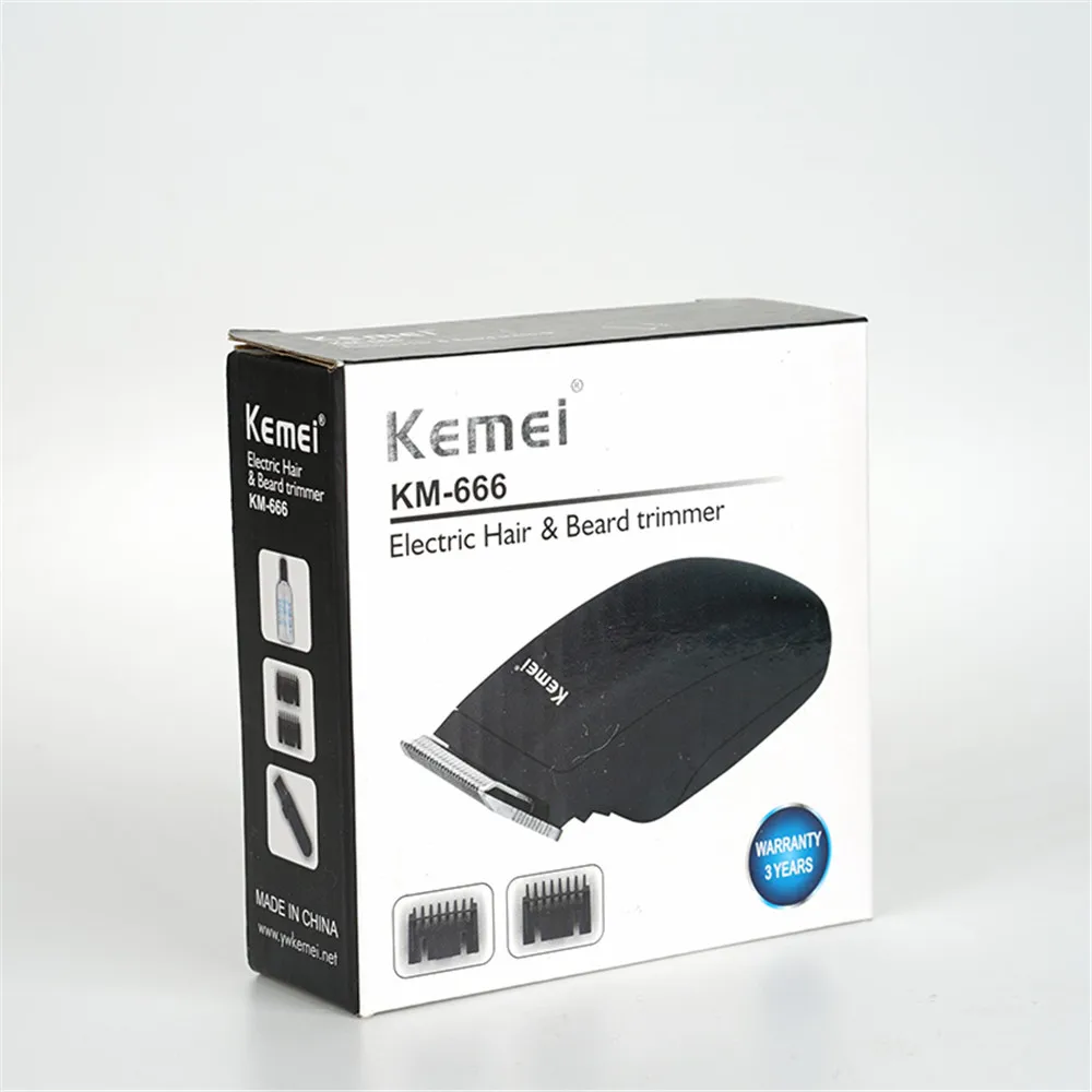 KEMEI электрический триммер для волос мини машинка стрижки борода Парикмахерская