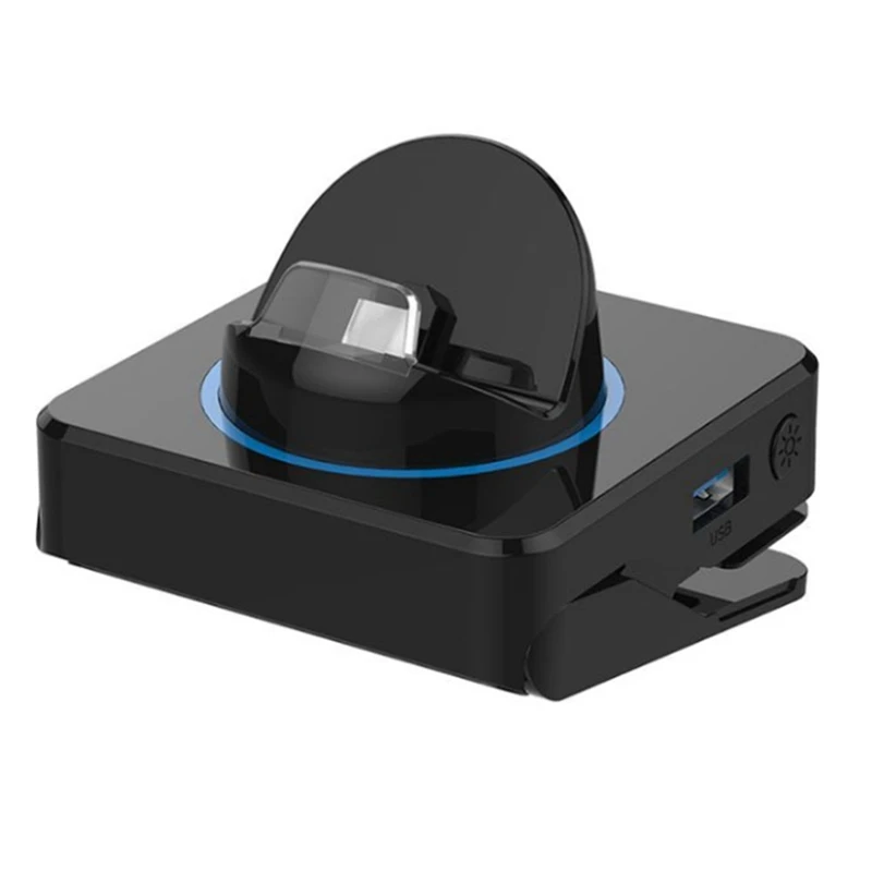 

Док-станция для Nintendo Switch, зарядная док-станция с портом Ethernet, совместимым с портами HDMI типа C и 4K, два порта USB s