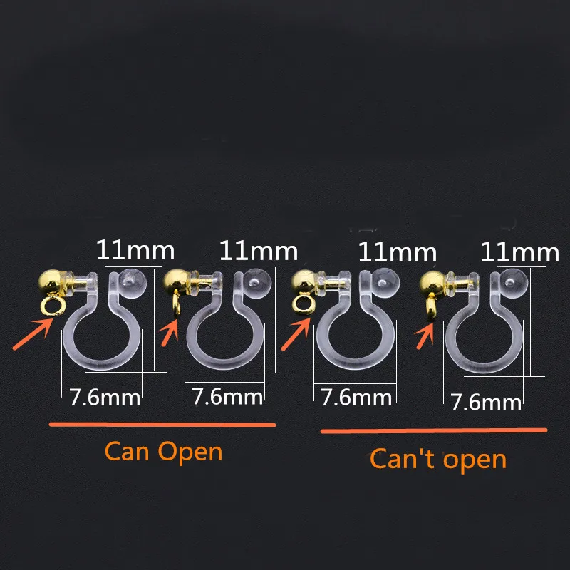 Зажимы из нержавеющей стали прозрачные для изготовления ювелирных изделий