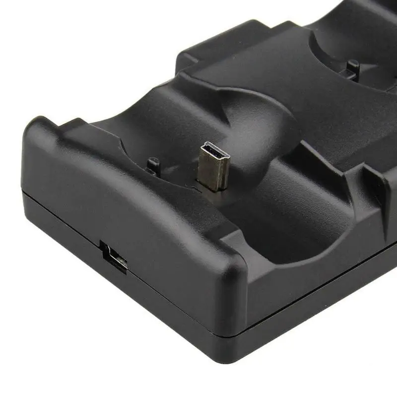 2 в 1 Двойная зарядка USB питание док-станция зарядное устройство игровая подставка держатель крепление для Sony PS3 Move беспроводной контроллер