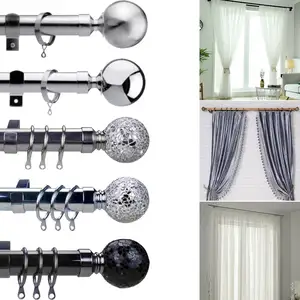 120 -300 см душевая занавеска регулируемые металлические выдвижные стержни карниз пружинный Натяжной стержень для одеждыполотенецштор