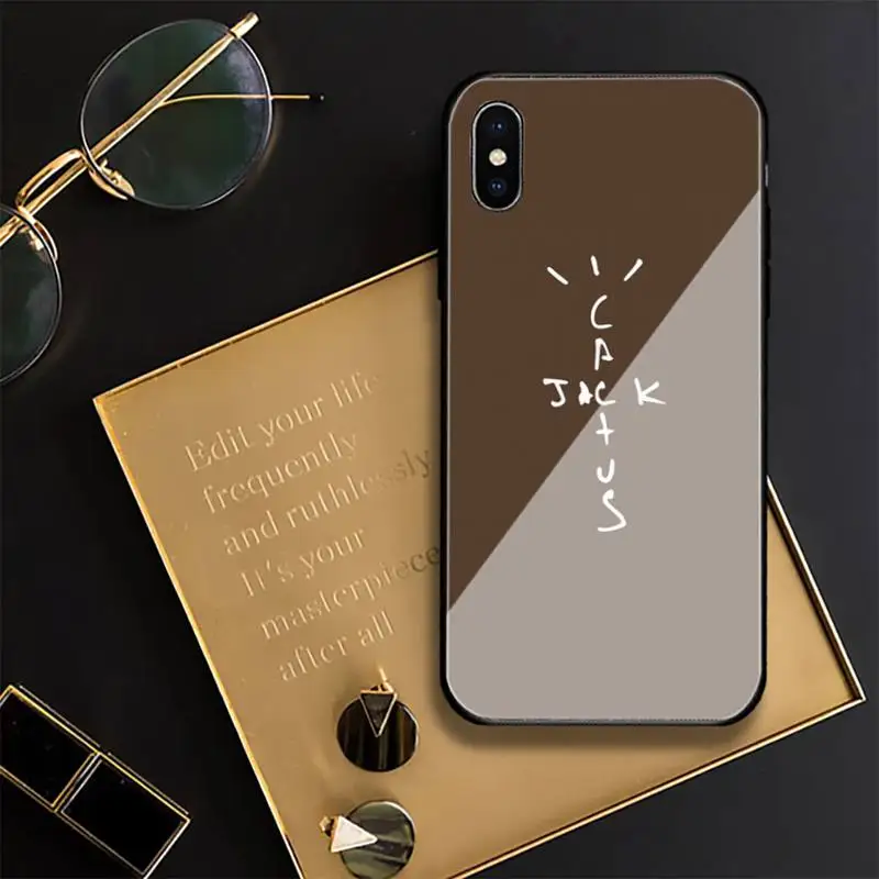 

Cactus Jack Phone Case For IPhone 12 Mini 11 Pro XS Max X XR 6 7 8 Plus SE2020 Tempered Glass Cove Fundas