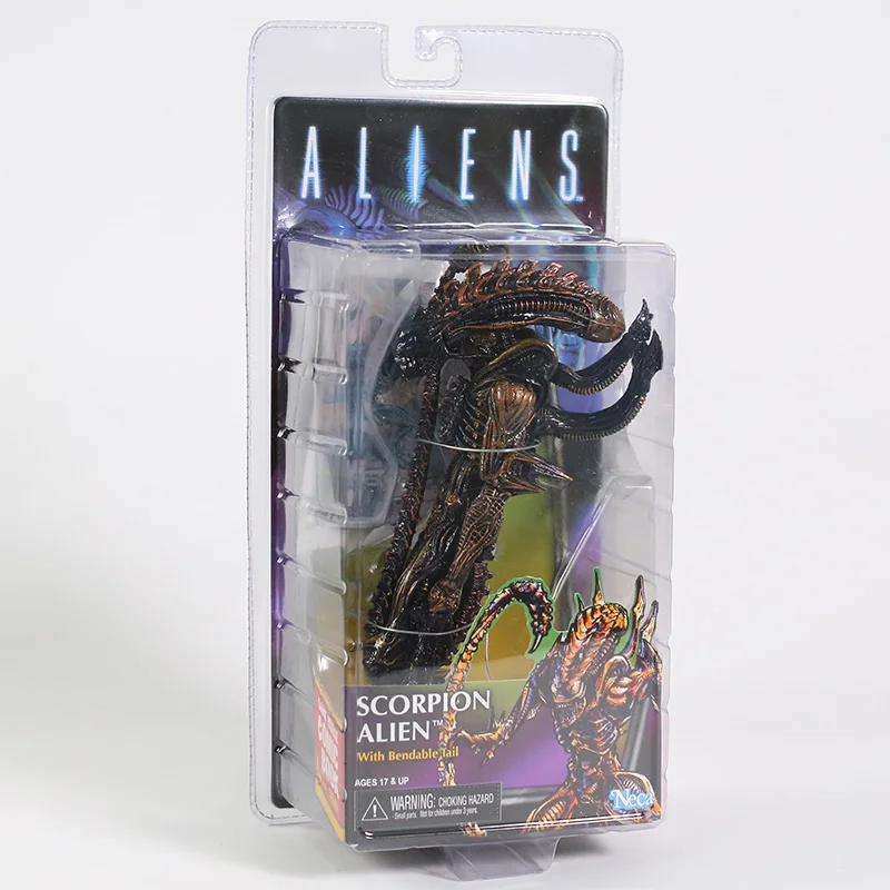 Инопланетянин NECA змея Скорпион Alien Queen уход за кожей лица хюгге 7 "фигурку