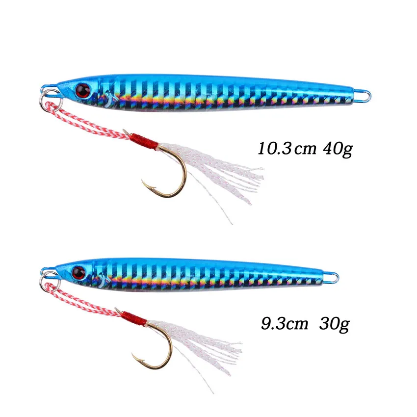 1 шт. металлическая литая рыболовная приманка джиг ложка 25 г/30 г/40 г крючки для