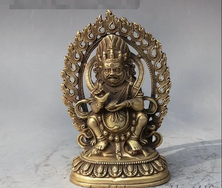 6 &quotТибет буддизм храм Махакала гнев божество статуя Будды|Статуи и скульптуры| |