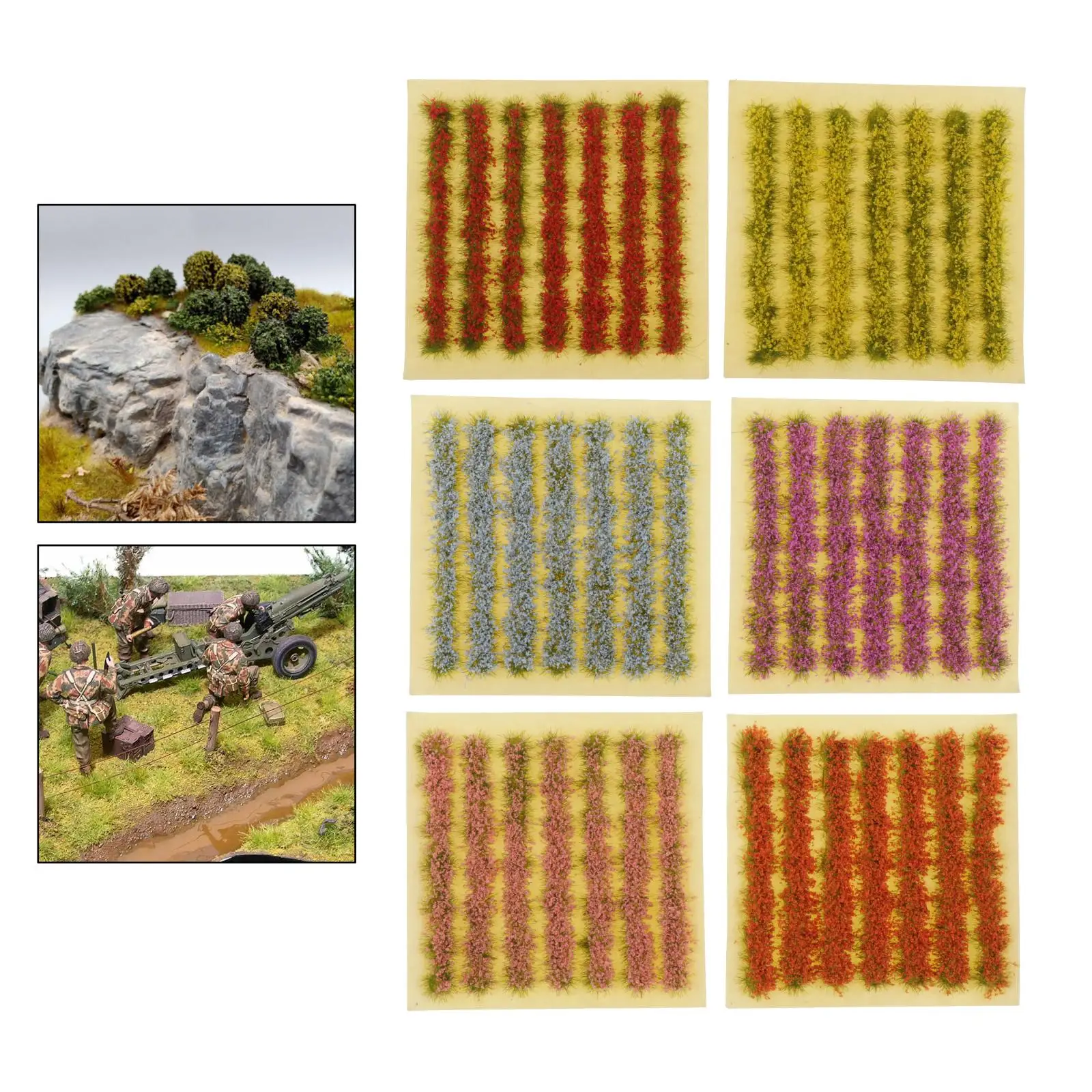 

Static Grass Tuft 5mm for Wargaming Railway Layout Doll House
