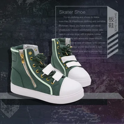 Аниме Cos My Hero Academy Asui Tsuyu Прекрасный маленький динозавр Косплей Костюм+ парик повседневное пальто толстовка с капюшоном женское платье юбка - Цвет: Shoes