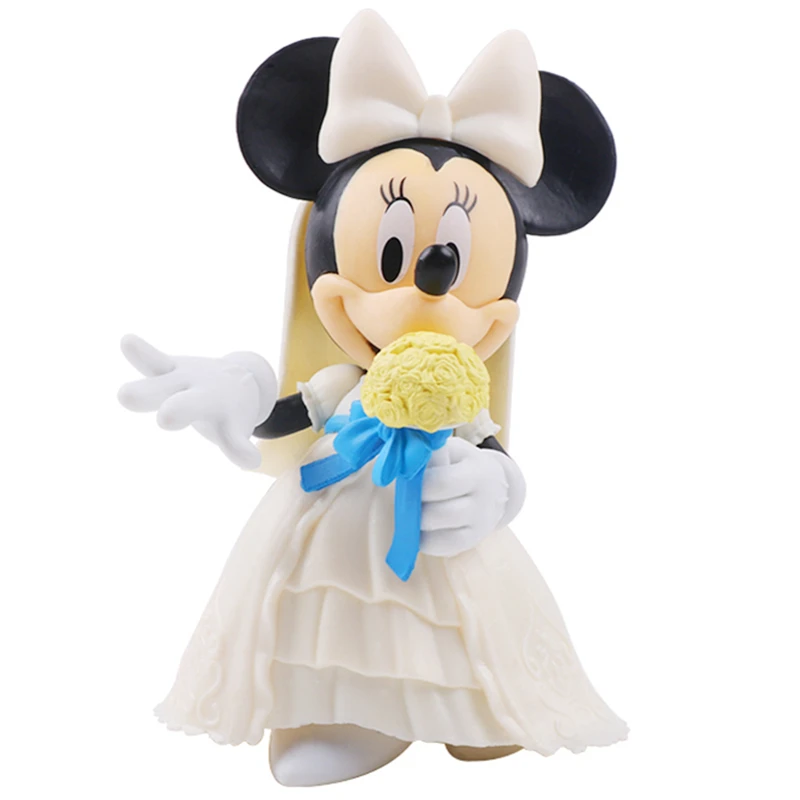 Фигурки героев мультфильма Disney Микки Маус Минни Принцесса аниме куклы Дональд