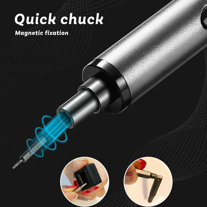 Аккумуляторная прецизионная электрическая отвертка комплект инструментов 23 в 1