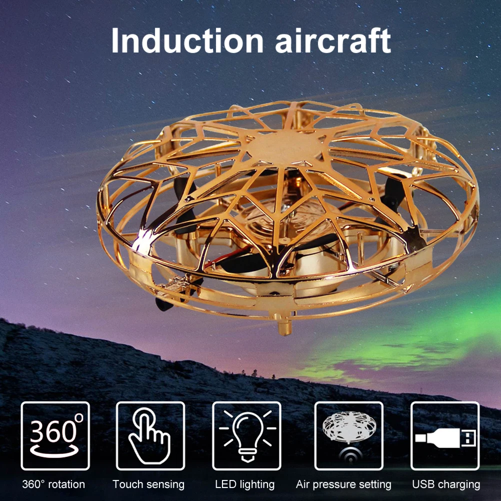 Автоматический беспилотник летящая игрушка интеллектуальное вращение на 360 °