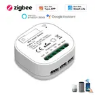 Автоматический переключатель Tuya Zigbee, дистанционное управление через приложение Alexa, Google Home