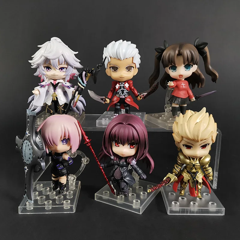 Фигурка саблей Fate/Stay Night Saber 77 50 387 Gilgamesh 410 Mash Kyrielite 664 Tohsaka Rin 409 Archer 486 ПВХ Настольная