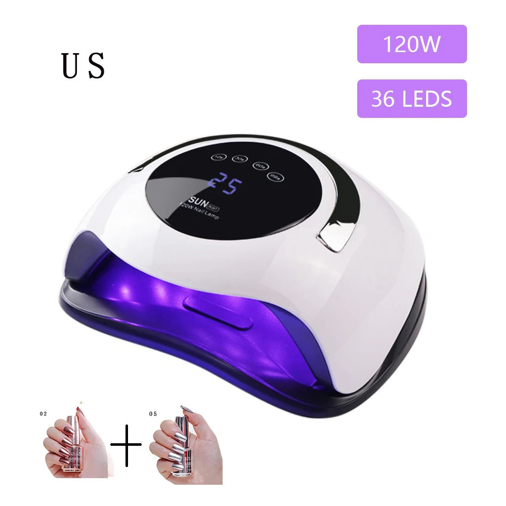 Лампа для маникюра светодиодный Сушилка для ногтей 120W USB гелевая лампа для ногтей, осушающая лампа для гель Лаки с лак для ногтей Авто Маникюр Сенсор - Цвет: 15