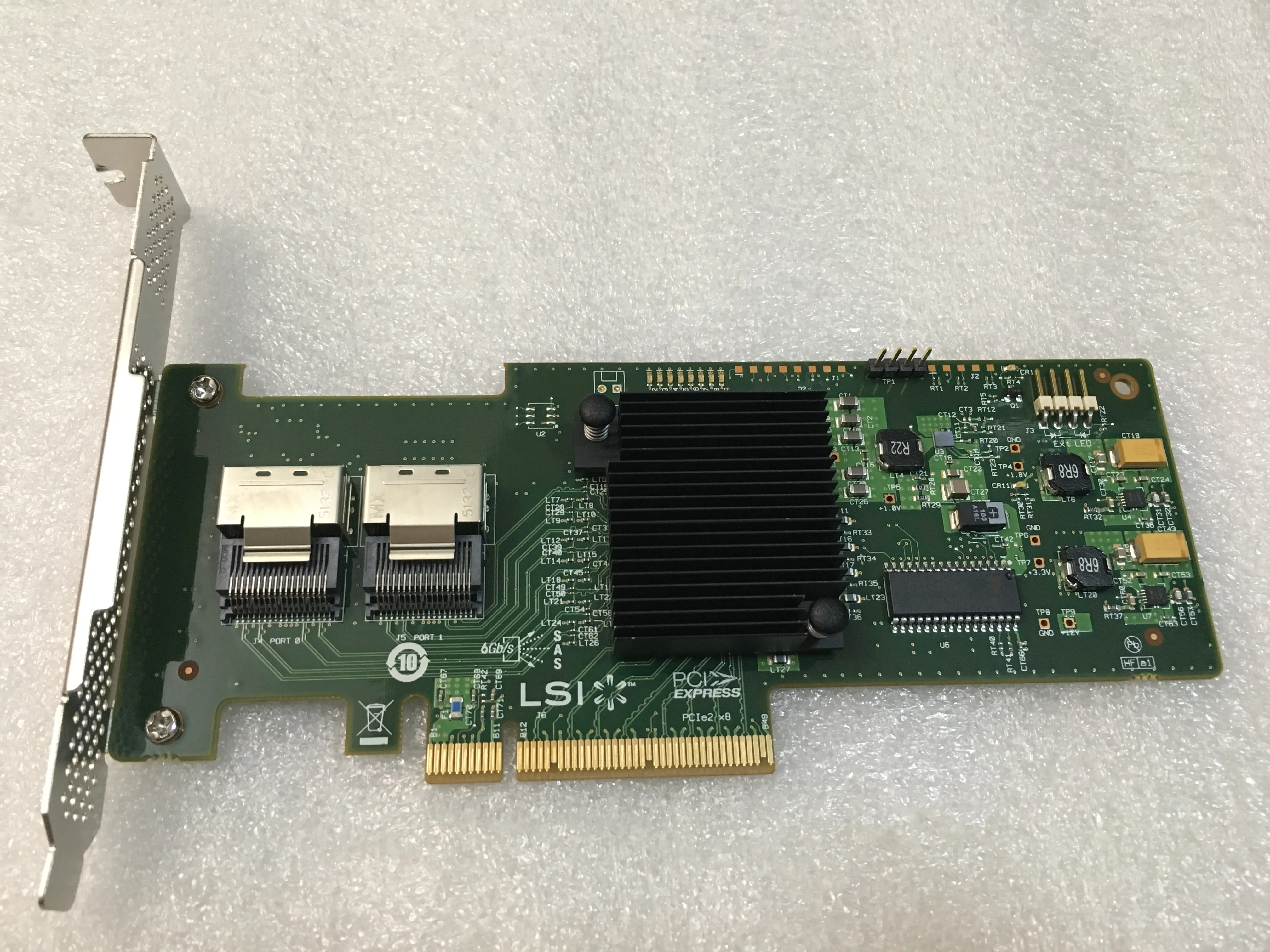 

Плата контроллера LSI SAS 9210-8i 8-port 6 ГБ/сек. PCIe HBA RAID SATA = M1015 9211-8I