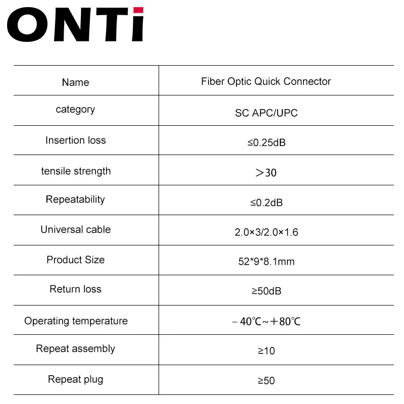 ONTi Бесплатная доставка FTTH ESC250D SC APC и UPC одномодовый волоконно оптический Быстрый