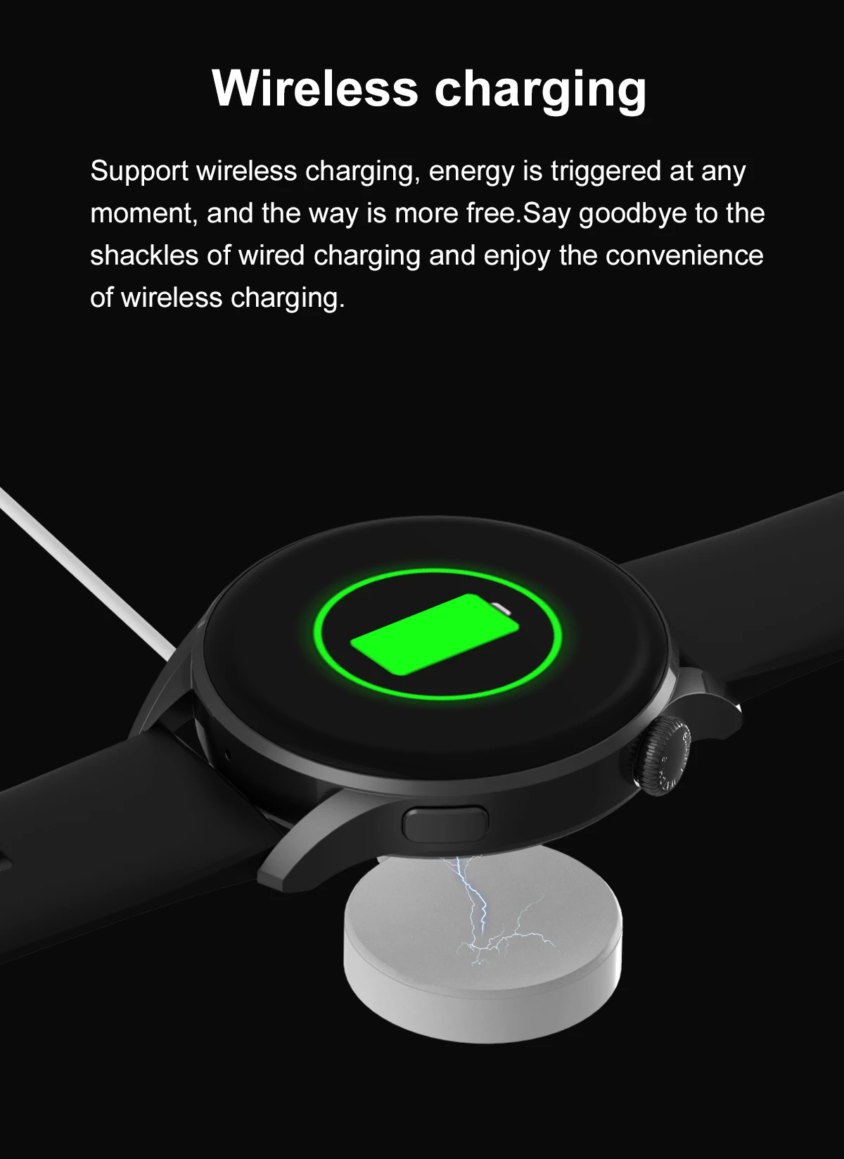 sanlepus 2021 new wireless charging smart watch women men smartwatch fitness bracelet ip68 waterproof for android apple huawei free global shipping
