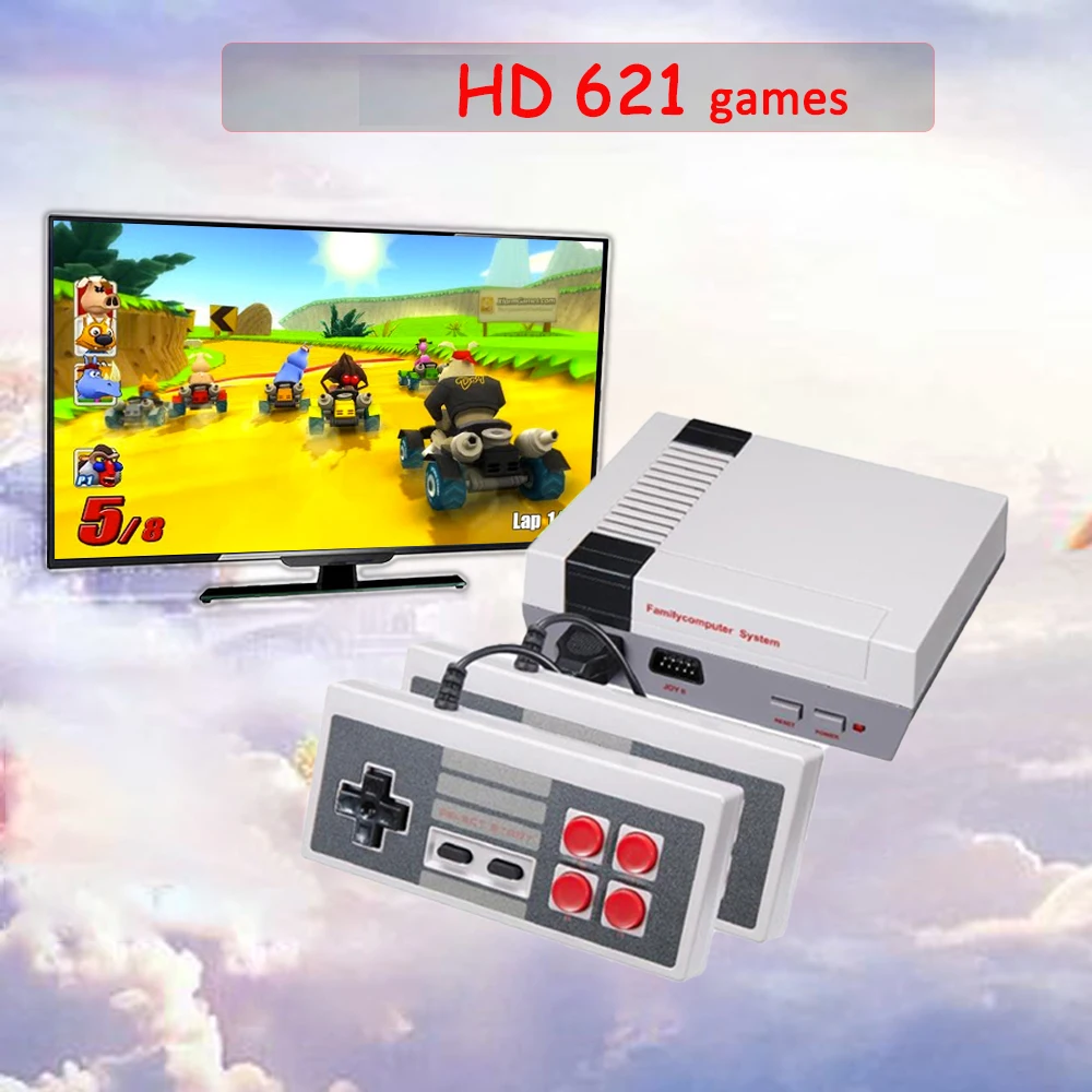 HDMI выход 8 бит Мини ТВ Ручной игровой плеер Ретро видео игровая консоль