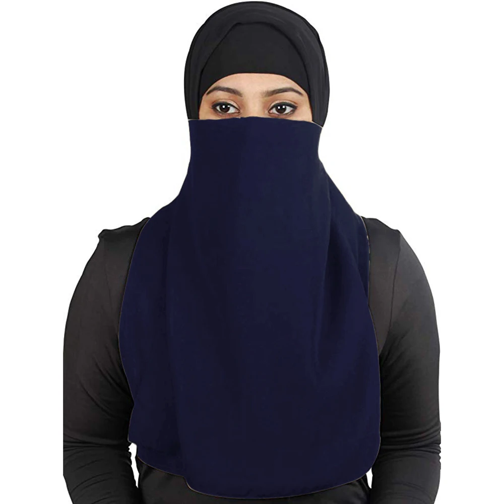 Мусульманская Фата для женщин исламский хиджаб Niqab Арабская скромная одежда