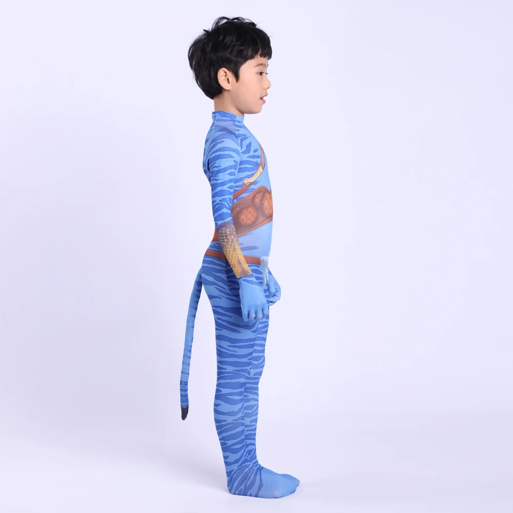 2019 Аватар 2 Косплей Костюм для взрослых и детей Zentai Боди Комбинезоны с героями