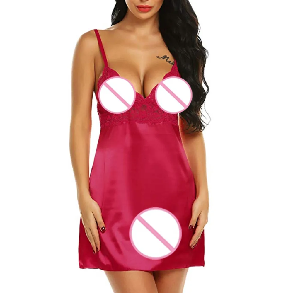 Модная Сексуальная кружевная одежда для сна женское белье Lenceria нижнее бельё