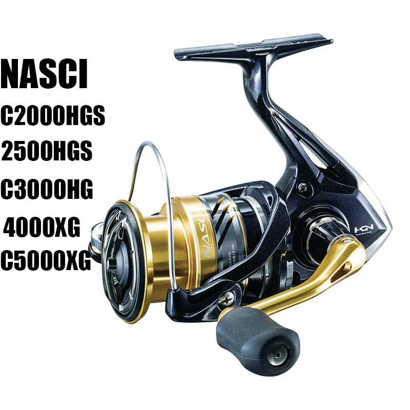 Катушка для морской рыбалки SHIMANO NASCI высокоскоростная катушка C2000HGS C3000HG 4000XG C5000XG 6