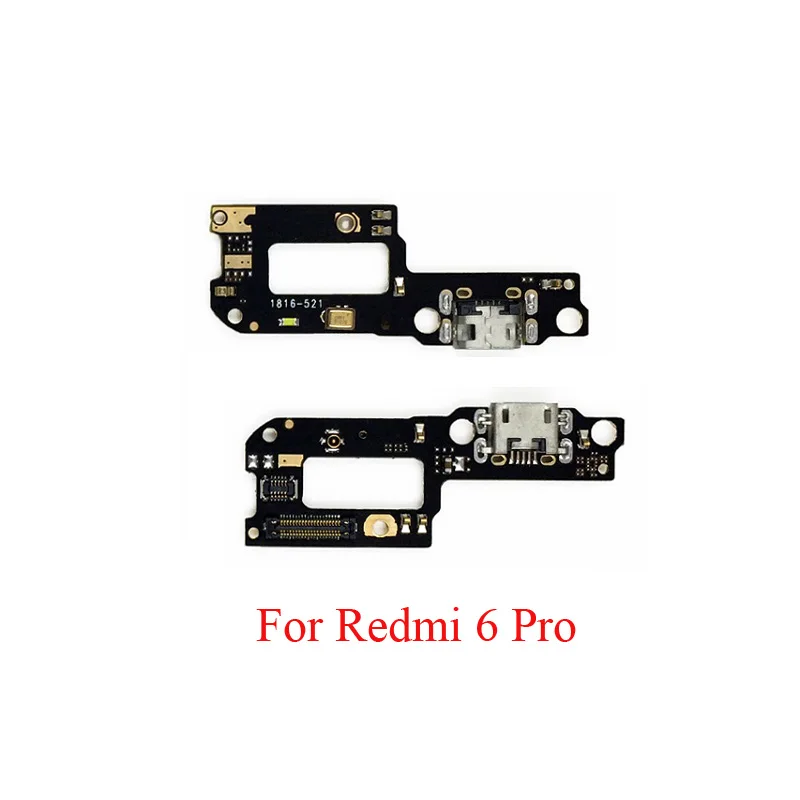 

Microphone Module+USB Charging Port Board Flex Cable Connector Parts For Xiaomi Redmi 6 6A 6Pro