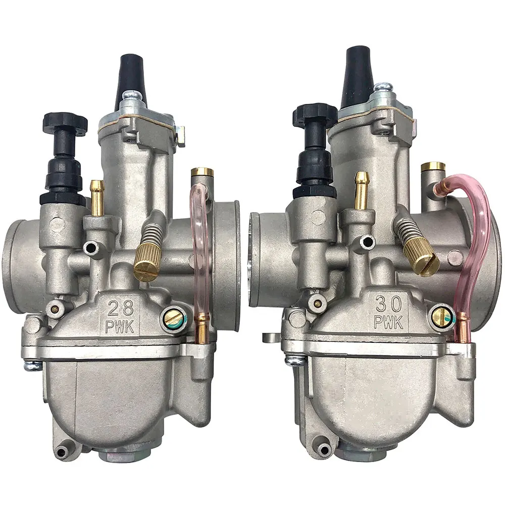 Универсальный карбюратор PWK для мотоцикла 2T/4T 28 мм 30 32 34 с Power Jet Fit гоночный скутер