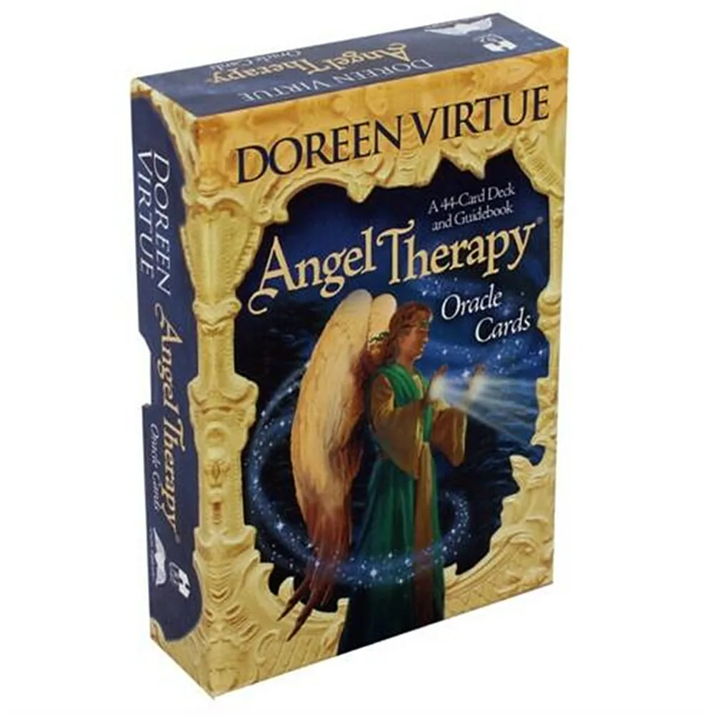 

44pcs Tarot Cards Deck Game English Version Angel Therapy Oracle Tarot For Fun Game Playing Card Table Games Entertainment