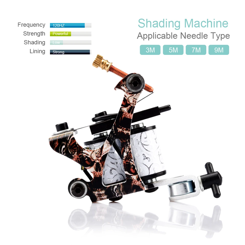 Набор для тату-машинки с пистолетом источник питания пигментов игла