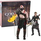 NECA God of War Kratos Atreus Ultimate экшн-фигурка Коллекционная модель игрушка подарок на день рождения для детей 2 упаковки