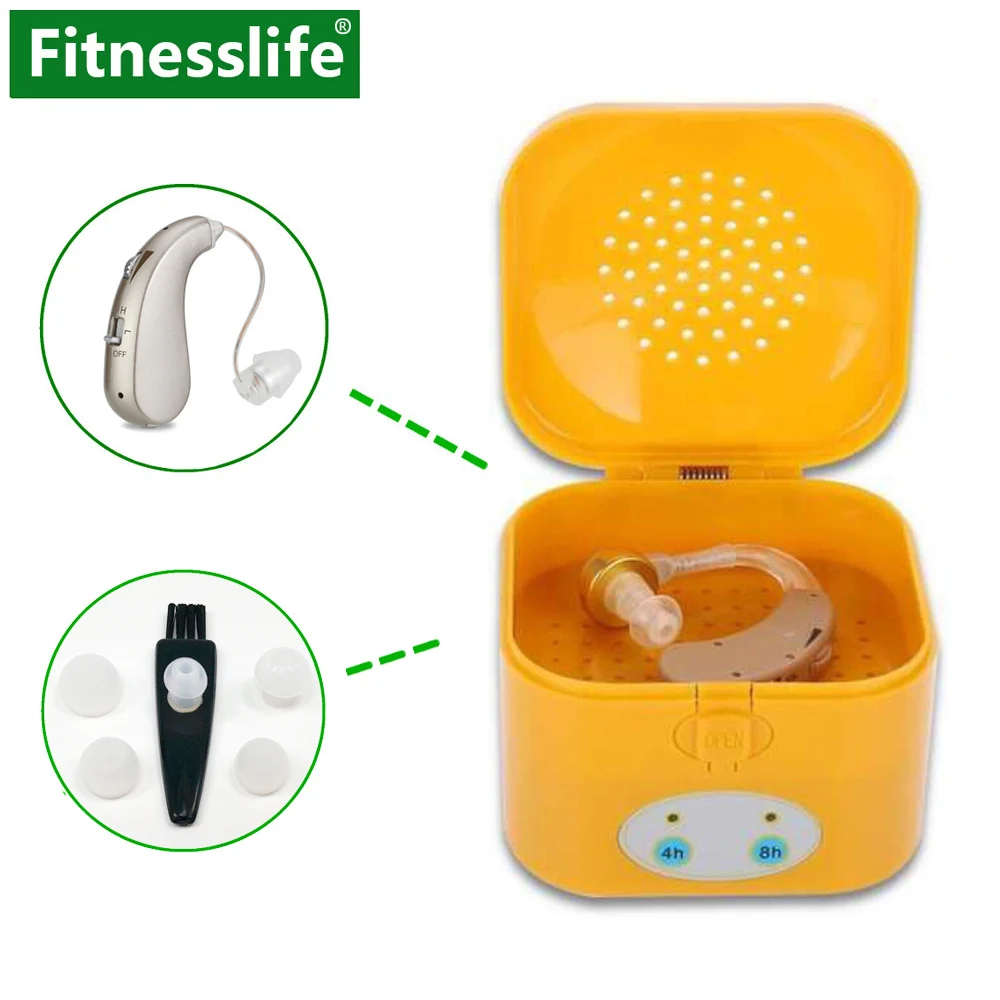 

Hearing Aid Dryer Headphone Dehumidifier Amplifier Drying Box Case Accessories Timing Timer Set Electric US Plug Moisture Proof