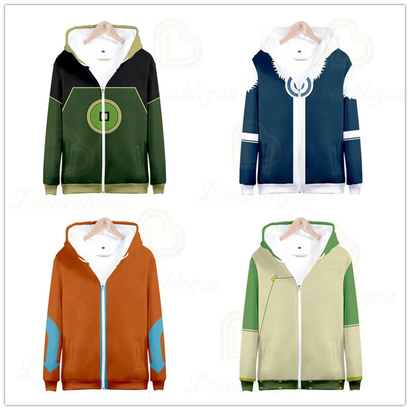 Новинка 2020 свитер на молнии с 3D Цифровым принтом для косплея весна осень мужчин и