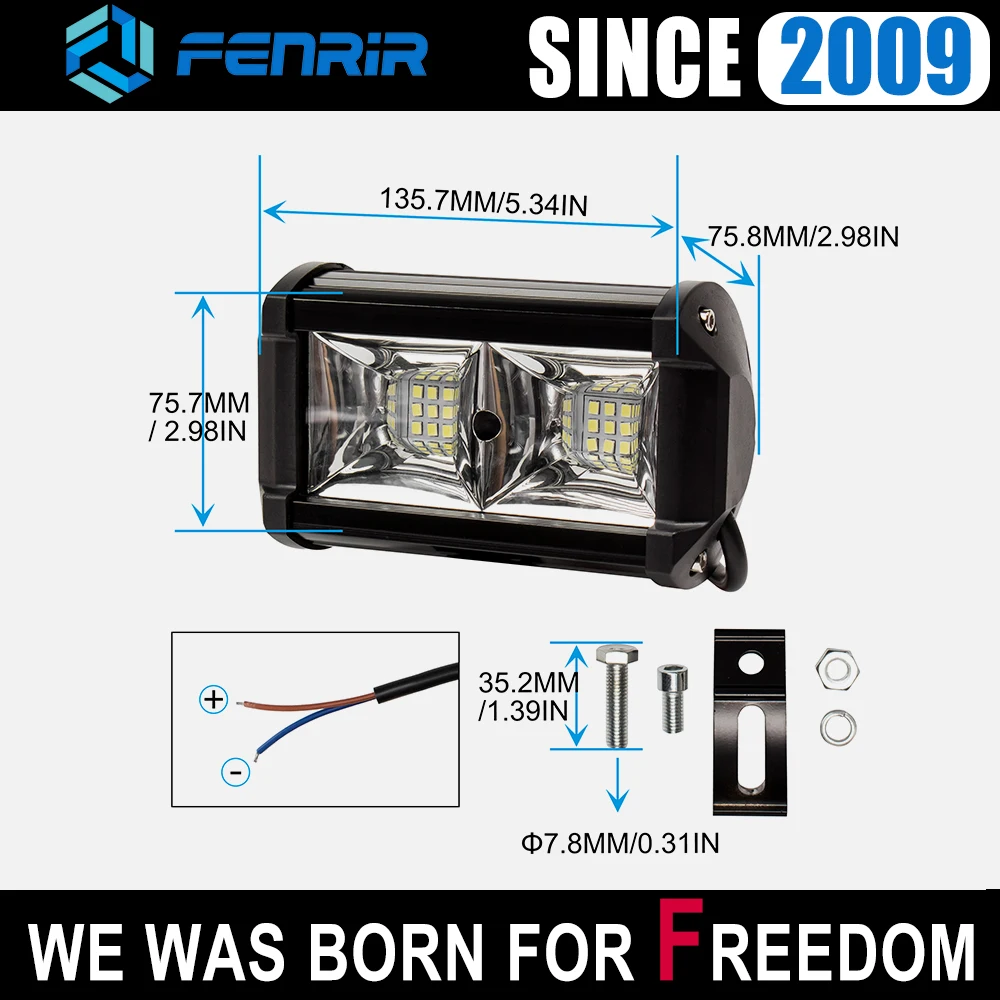 Внедорожный светодиодный рабочий светильник бар для автомобильных мотоциклов