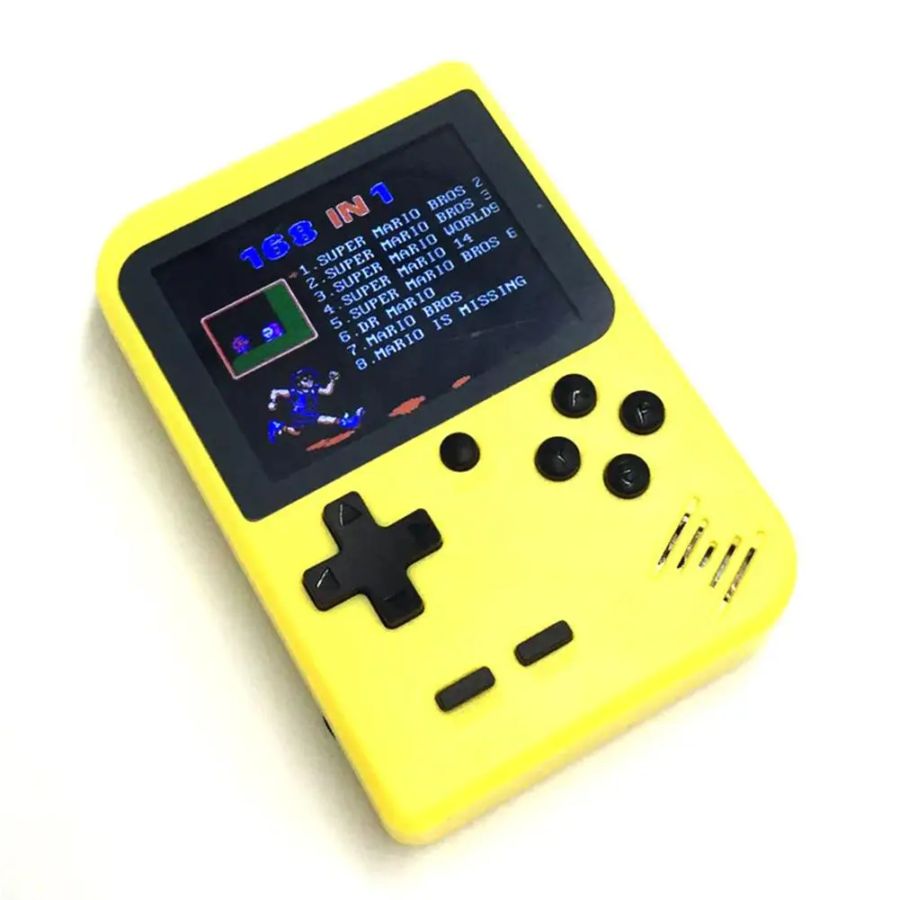 Встроенный 400 игр ручной Ретро игровой консоли мини TFT экран USB зарядка