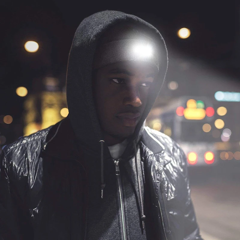 Зимний унисекс 5 светодиодный трикотажный светильник вспышка для охоты кемпинга