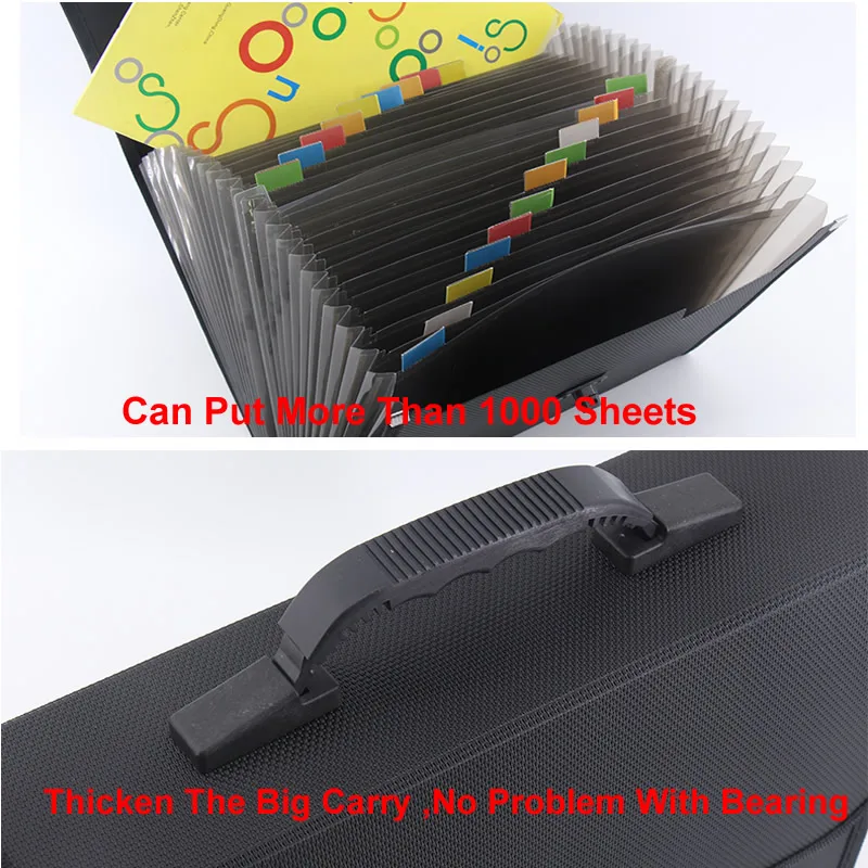 26 карманов расширяющийся органайзер для файлов портфель папок