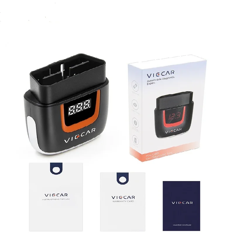 Viecar ELM327 V2.2 лучше чем v1.5 считыватель кодов WIFI Bluetooth 4 0 USB сканер для Android/IOS OBD2