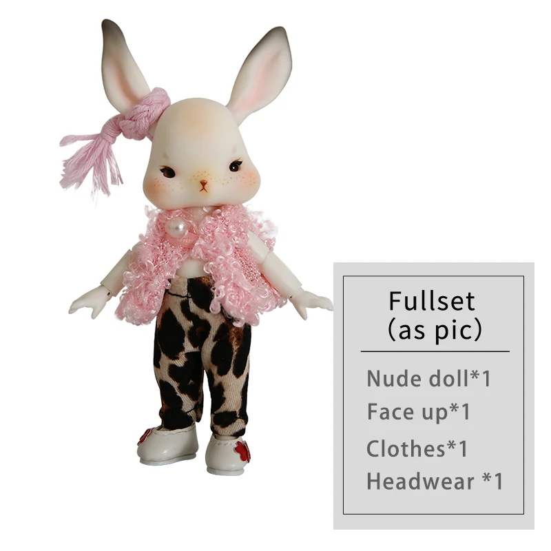 BJD кукла Tokki 1/12 Кролик включает полный вариант или Обнаженная Кукла Прекрасный Pet шарнир Кукла Oueneifs luodoll - Цвет: Full set in NS aspic